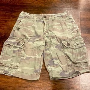 America Eagle Camo cargo shorts